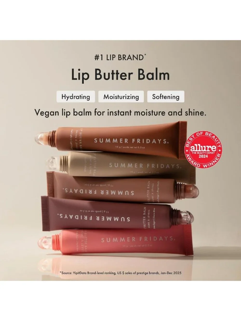 Vegan Tinted Lip Balm Gift Set - Hydrating & Soothing Moisture Duo (2 Count)